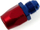 Ротирачки фитинг TurboWorks AN8, 3/4-16 NPT, алуминиум, сина и црвена