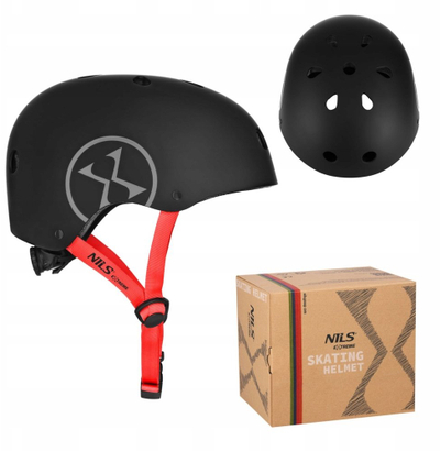 Kaskë Nils Extreme MTW001-2, masa L 58-61 cm, e zezë mat