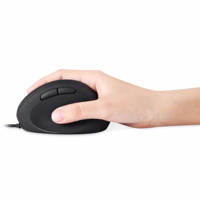 Mouse vertikal Perixx Perimice 519, ergonomik, me kabllo, i zi