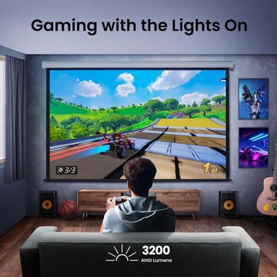 Projektor BenQ TK710, 3200 ANSI Lumens, 4K UHD, bardh e zi