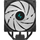 Ftohës CPU Deepcool AG400 Digital Plus, me ajër, ekran digjital, ARGB, i zi