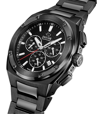 Orë për meshkuj Jaguar Executive Chronograph J992/1,e zezë