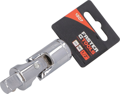 Adapter kardanik për çelësa me raglazh, 1/2", çelik CrV, i argjendtë