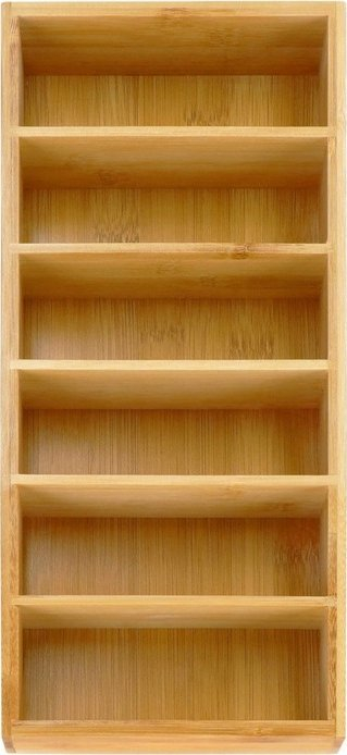 Organizues erezash Bamboo Spice Rack, 36x14 cm, bambus, kafe natyrale