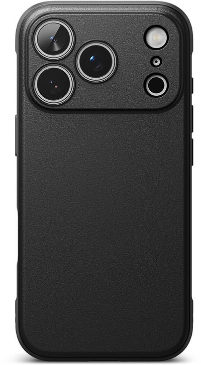 Kapak telefoni Ringke Onyx për iPhone 17 Pro, TPU i butë, mbron nga rëniet, ngjyrë e zezë