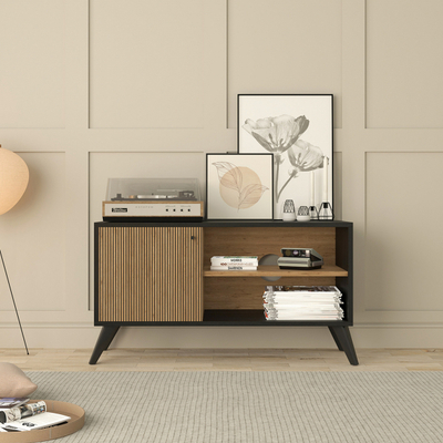 Komodë për TV Kruden 100x40x51Hcm (HM9443.11), zezë