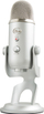 Mикрофон Blue Yeti USB, кондензатор, со постолје за маса, сребрен