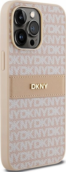 Mbulesë telefoni DKNY për iPhone 14 Pro Max, lëkurë PU, rozë