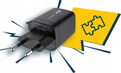 Karikues muri MyPhone Swiftcharge Duo, 20W, USB C PD dhe USB A, i bardhë