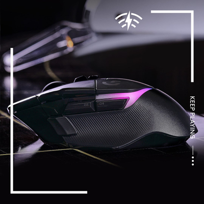 Гејминг глушец Logitech G502 X Plus, безжичен, RGB, црн