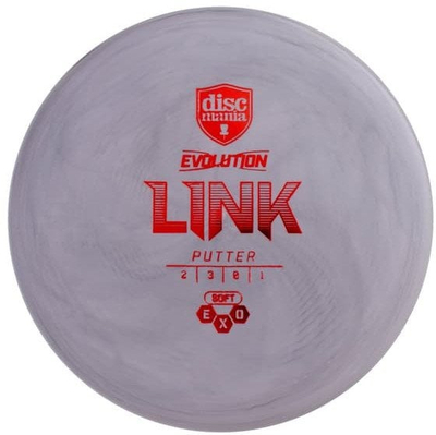 Disk golf putter Discmania Evolution Link Soft Exo, blu