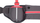 Rrip vrapimi Avento Running Belt, me 2 shishe uji, xhep me zinxhir, gri me rozë fosforeshente