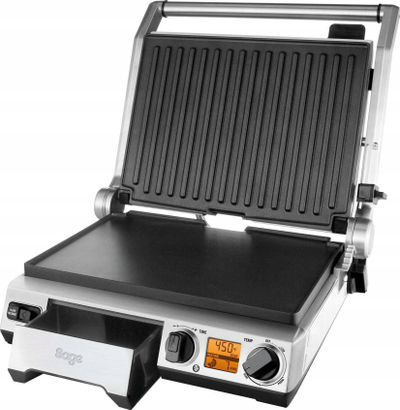 Grill kontakti Sage BGR820, 2400W, sipërfaqe 884 cm², inox