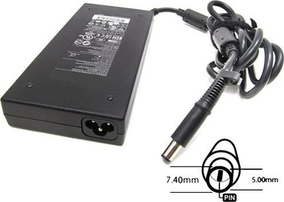 Adapter karikues HP 150W AC, origjinal, i zi