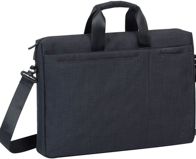 Çantë laptopi RivaCase Biscayne 8355, 17.3", poliester, e zezë