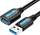 Kabllo zgjatëse USB 3.0 Vention, 1.5m, USB-A mashkull në femër, e zezë