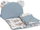 Set për karrocë Sensillo Dragons Jeans, muslin dhe pambuk, anti alergjik, blu