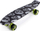 Skateboard Meteor Multicolor Skulls 22607, plastik, rrota poliuretani, i zi
