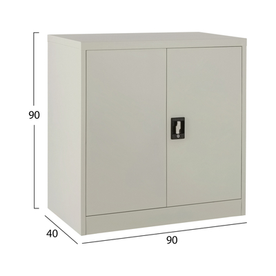 Dolap metalik WARDROBE METAL HM5960.01, 90x40x90cm, me kyç, gri e hapur