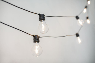 Drita dekorative LED Allegra, 2700K, IP44, të zeza