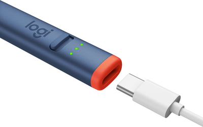 Laps digjital Logitech Crayon, për iPad, USB C, portokalli
