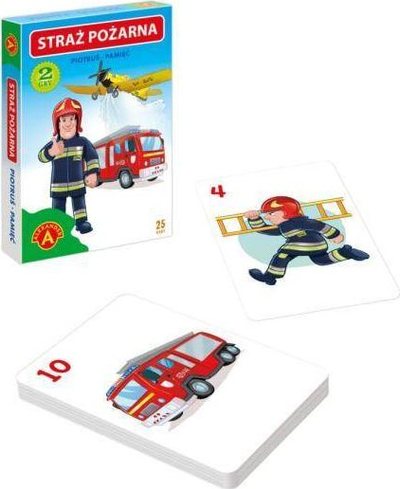 Lojë me letra Alexander Old Maid Memory Fire Brigade, 25 letra, për kalamaj 4+