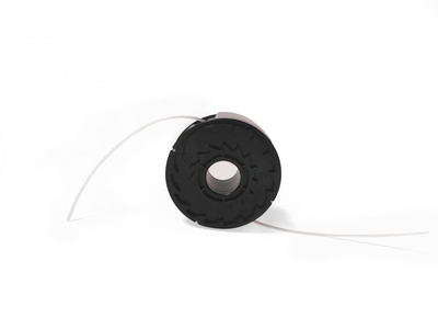 Bobinë najloni BoHeinner VCE001, çelik plastik, gri