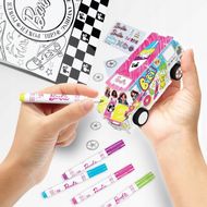 Set ndërtimi Barbie DIY Super Camper, kamper lodër me tërheqje, për fëmijë