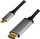 Kabllo USB LogiLink CUA0101 USB C në HDMI, 1.8 m, e zezë argjendtë