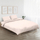 Komplet mbulesë shtrati Heinner Home, dopio 200x220 cm, pambuk 100%, ngjyrë krem