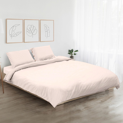 Komplet mbulesë shtrati Heinner Home, dopio 200x220 cm, pambuk 100%, ngjyrë krem