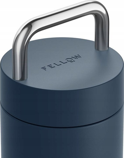 Термос Fellow Carter Carry, 591 ml, инокс со вакуумска изолација, црн
