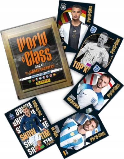 Pako ngjitësesh FIFA 2024 World Class Sticker Collection, koleksion futbolli