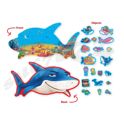 Puzzle shkumëz Puedo Sea World, 35 pjesë, me dy anë, shumëngjyrësh
