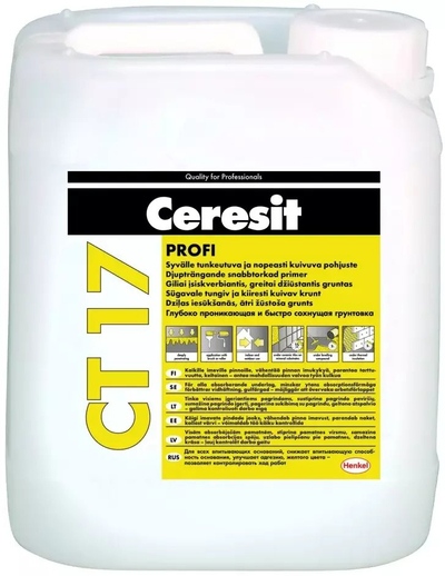 Primer ndërtimi Ceresit CT17, 10L, depërtues në thellësi, i bardhë