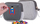 Çantë ruajtëse Pixie Crew Storage Pouch, panel silikoni, 15 cm, gri