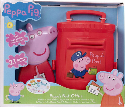 Set loje Peppa Pig Post Office, me gjëra poste, për kalamaj 3+