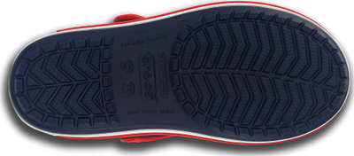 Sandale për fëmijë Crocs Crocband Jr, madhësia 20-21, blu me të kuqe