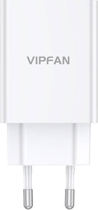Ѕиден полнач Vipfan E03, 18W, брзо полнење со Micro USB кабел, бел