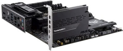 Kartë zgjeruese Asus ThunderboltEX 5, PCIe 4.0, Thunderbolt 5, e zezë