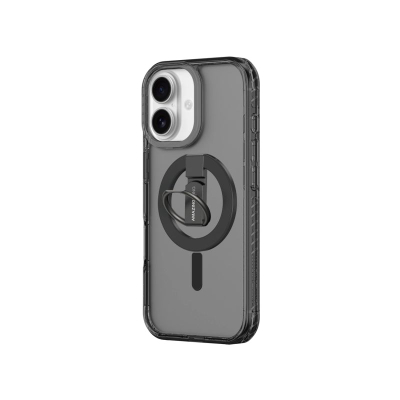 Mbulesë telefoni Amazingthing Titan Pro Grip Ring për iPhone 17, me MagSafe, e zezë