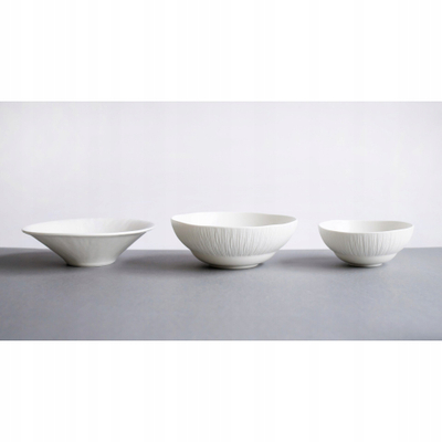 Enë porcelani Verlo SENSE Bowl, 20 cm, 1300 ml, e bardhë gri