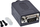 Adapter terminali InLine D-Sub 9, bllok me vida, i zi