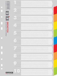 Ndarëse Office Products, A4, 227 x 297 mm, 10 karta