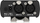 Amplifikator personal për monitor Behringer Powerplay P1, hyrje XLR stereo, për kufje in-ear, i zi