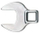 Çelës crow foot Teng Tools M386517 C, 17mm, 3/8", çelik krom vanadium
