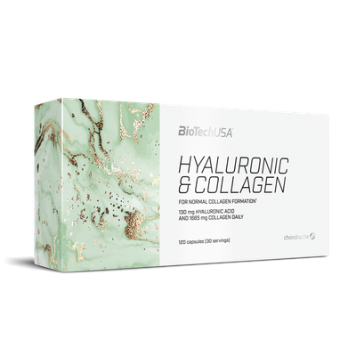 Kapsula BioTechUSA Hyaluronic & Collagen, 120 kapsula