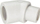 Fiting bërryl SIGMA-LI Nipple Elbow 45, 25 mm, PE, i zi