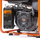 Gjenerator me benzinë Daewoo GDA 6500, 5500W, depozitë 30L, portokalli me të zezë