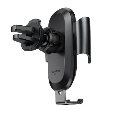 Mbajtëse telefoni për makinë Baseus Future Gravity SUYL-WL01, për ajrosje, 4"-6", e zezë